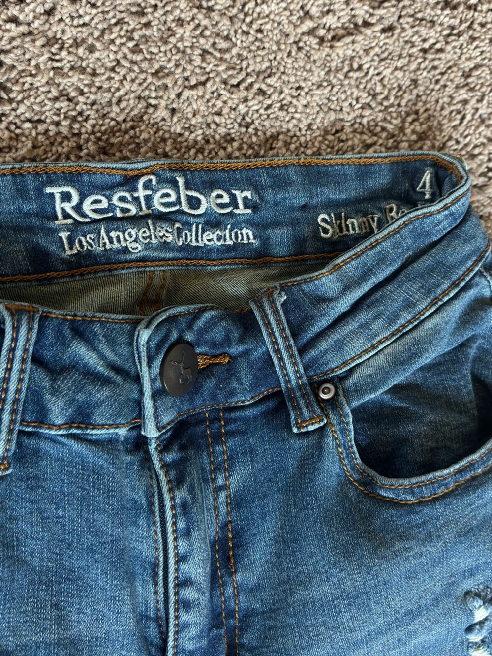 Resfeber Los Angeles Collection Women’s Skinny Jeans - Blue